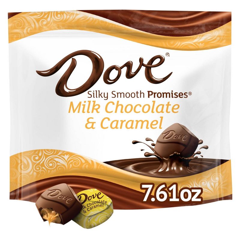 Dove Promises Milk Chocolate &#38; Caramel Candies - 7.61oz, 1 of 10