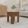 vidaXL Brown Oak Coffee Table Square Shape - 3 of 4