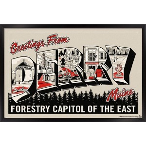 Trends International IT: Welcome to Derry (2025) - Greetings From Derry Framed Wall Poster Prints - 1 of 4