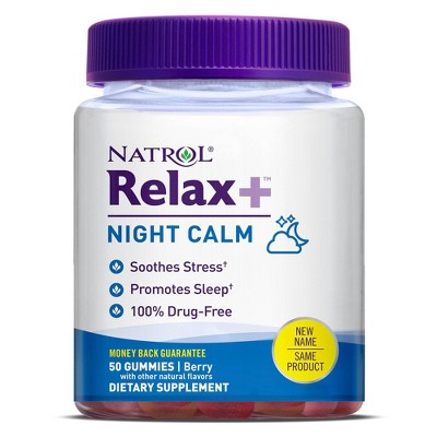Natrol Relax + Night Calm Gummies - Berry - 50ct