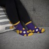 NCAA Minnesota State Mavericks Big Dot Fuzzy Sleep Soft Socks - 3 of 3