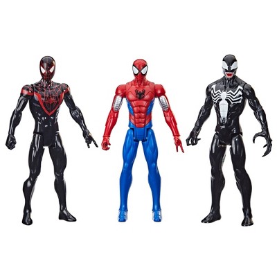 Marvel spider-man – figurine spider-man titan hero blast gear avec