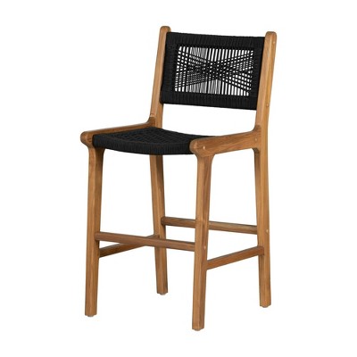 South Shore Balka Counter Height Barstool Black