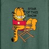 Women's - Garfield - Star Of This Show Lightweight French Terry Wide Neck Long Sleeve Graphic Shirt - 2 of 4