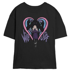 Juniors Wednesday Enid Wild Side Heart T Shirt - 1 of 2