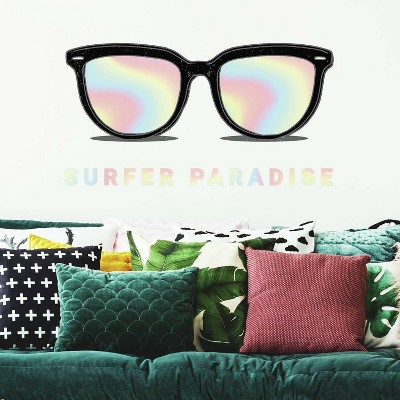 Holographic Sunglasses Peel and Stick Giant Wall Decal - RoomMates