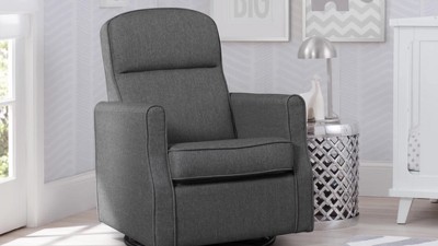 Delta children blair slim nursery glider swivel sales rocker chair