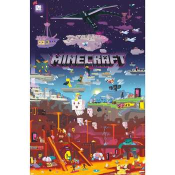 Trends International Minecraft - World Beyond Unframed Wall Poster Prints