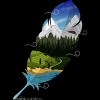Junior's Design By Humans Wherever wind takes me By Sebasebi T-Shirt - 2 of 3