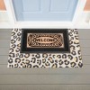 Evergreen Classic Animal Print Layering Mat Indoor Outdoor 2'2"x3'6" Brown - 2 of 3