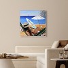 Art Remedy Relaxing Sunny Beach View Chic Coastal Wall Art Framed - 2 of 4