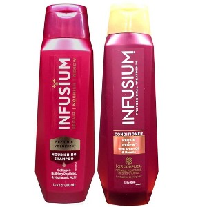 Infusium Repair & Renew Shampoo & Moisturize & Replenish Conditioner Duo Set - (13.5 oz) Each - 1 of 2