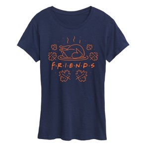 Women's - Friends - Thanksgiving Turkey Logo Short Sleeve Graphic T-Shirt - 1 of 4