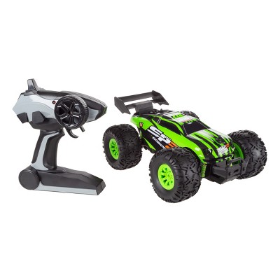 Toy Time Kids' 1:16 Scale Remote Control Monster Truck - Green