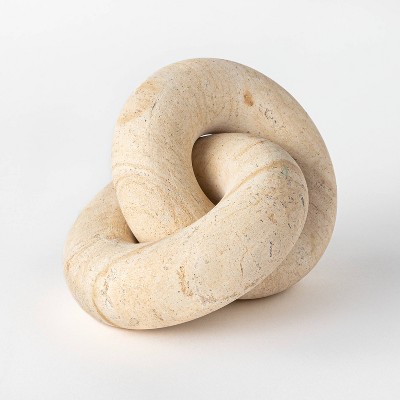 Limestone Knot Figurine Natural - Threshold™ designed with Studio McGee