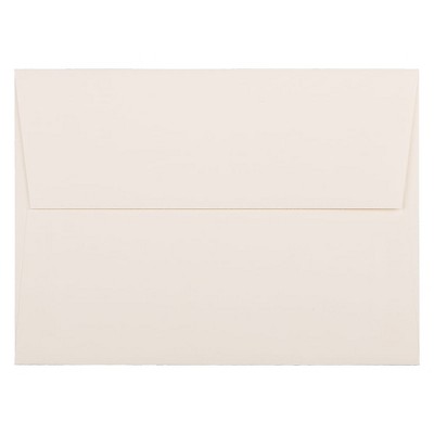 JAM Paper A7 Strathmore Invitation Envelopes 5.25 x 7.25 Natural White Wove 44507