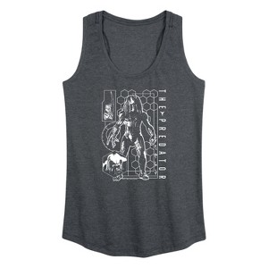 Women's - Predator - Women's RACERBACK TANK Graphic Racerback Tank - 1 of 4