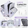 HTUTWOO 1pc Casual Large Capacity Travel Backpack, Simple Laptop Bag For Travel, Lightweight Zipper Backpack,Preppy School Bag,Back to School Bag - 4 of 4