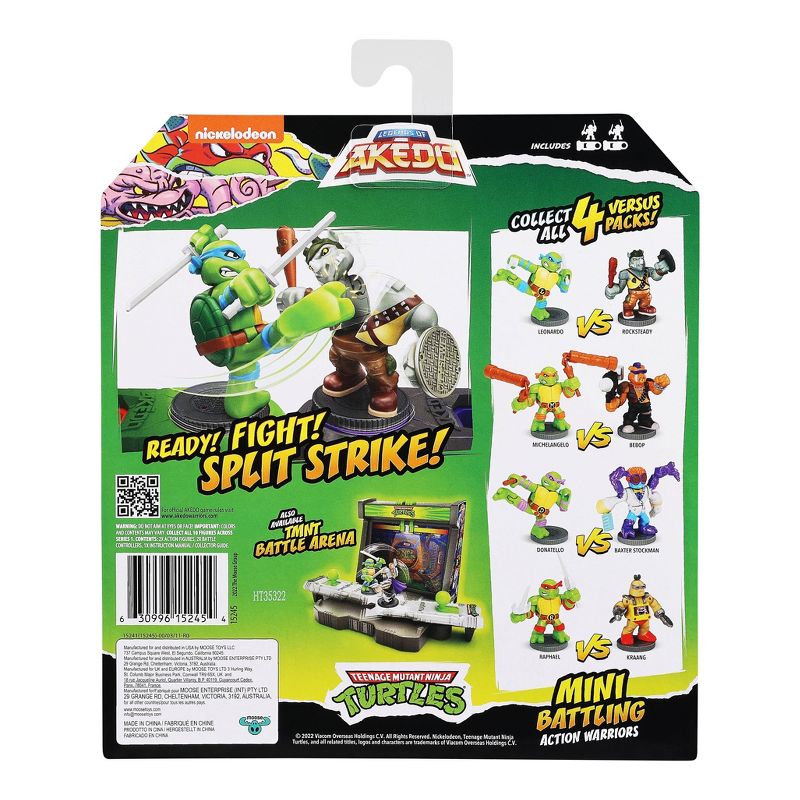 Akedo Teenage Mutant Ninja Turtles Raphael vs Kraang Mini Figure Set - 2pk, 4 of 10