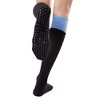 Anna-Kaci 2-Pair Knee High Grip Bottom Socks with Ribbed Knit Design and Cushioned Comfort for Yoga, Pilates, and Dance - 2 of 3