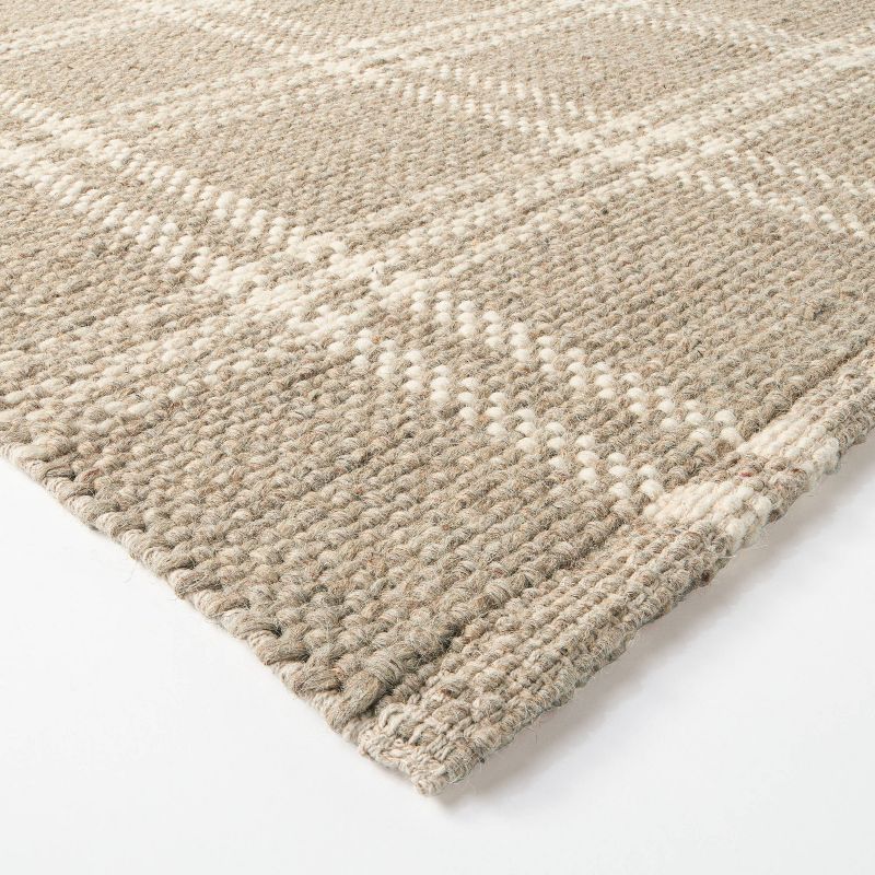 Cottonwood Hand Woven Plaid Wool/Cotton Area Rug - Threshold™ designed with Studio McGee, 3 of 16
