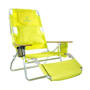 Ostrich Deluxe 3N1 Lightweight Outdoor Lawn Beach Lounge Chair w/Footrest - 1 of 4