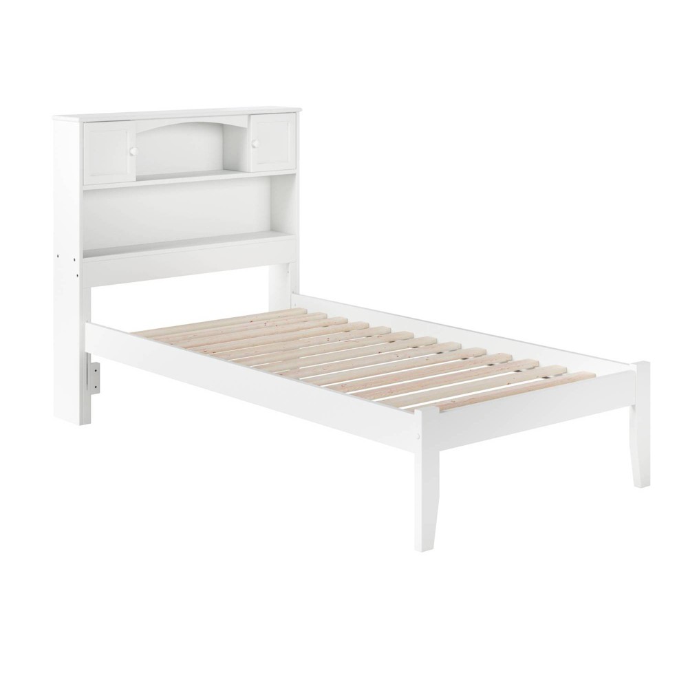 Photos - Bed Frame AFI Twin Newport Bed with Open Footboard White  