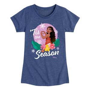 Girls' - Disney - Tis The Season Fitted Short Sleeve Graphic T-Shirt - 1 of 4