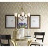 Progress Lighting Elevate 3-Light Chandelier, Brushed Bronze, Glass Shades - 2 of 4