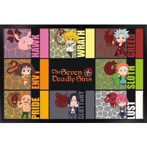 Trends International The Seven Deadly Sins: Season 3 - Chibi Sins Framed Wall Poster Prints - 1 of 4