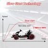 Go Kart, Electric Drift Kart Car with Adjustable Seat, 24V 7Ah Outdoor Ride On Toy, 2 * 200W Motor, 8.1 MPH, LED Lights, Toy Race Car for Kids 6-12 - 2 of 4