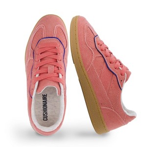 CUSHIONAIRE Bettina Women's Retro Sneaker With Cushioned Insole and Durable Gum Sole - 1 of 4