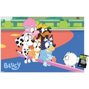 Trends International Bluey (2018) - Bluey and Friends See Saw Fun Unframed Wall Poster Prints - 1 of 4