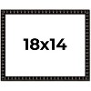 PosterPalooza | 18x14 Bamboo Picture Frame, UV Acrylic, 4 Finishes - Brown, Black, Gold, and Natural - 2 of 4