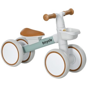 Qaba Balance Bike for Toddlers 1-3 Years, Baby Balance Bike with Adjustable Seat, Silent Wheels, No Pedal Bike, - 1 of 4