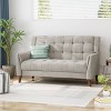 Candace Mid-Century Modern Loveseat - Christopher Knight Home - 2 of 4