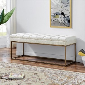 New Pacific Direct Darius KD Fabric Bench - 1 of 4