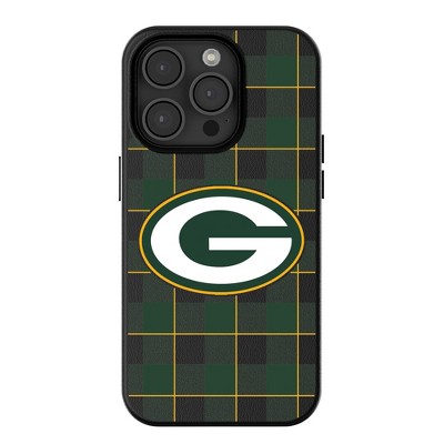 Keyscaper NFL NFC Teams Plaid MagSafe Compatible Cell Phone Case for Apple iPhone