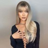 Jessie's Wig 26 Inch Long Wavy Synthetic Wigs Blonde With Dark Roots 1 Pc/Pack - 4 of 4