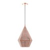Livex Lighting Aberdeen 1 - Light Pendant in  Rose Gold - 3 of 4