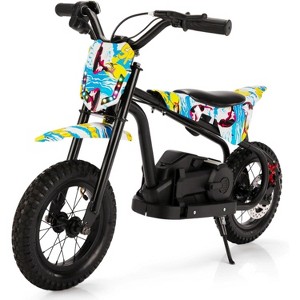 Sandinrayli 24V Electric Dirt Bike for Kids Ride on Motorcycle w/3-Speed Modes Off-Road Motor Bike for Children with Dual Brakes - 1 of 4