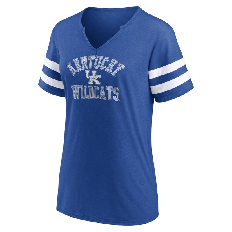 NCAA Kentucky Wildcats Women&#39;s V-Neck Notch T-Shirt, 2 of 4