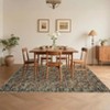 Vintage Living Room Rug 8x10 Area Rugs Non Slip Washable Bedroom Rugs, Low Pile Stain Resistant Soft Carpet for Dining Room Living Room - 4 of 4
