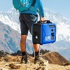 POXURIO 2450W Inverter Generator Gas Powered Super Quiet 59dB Blue 6L Tank 14 Hour Runtime 43LB Portable Home Use - 4 of 4