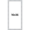 PosterPalooza | Panoramic Classic Silver Picture Frame - UV Acrylic, Foam Board Backing, Hanging Hardware - 2 of 4