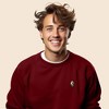 Dalix Lightning (Glow in the Dark) Embroidered Crewneck Fleece Sweatshirt Pullover Mens - 3 of 4