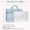 Hachkiko 16 Inch Waterproof PU Leather Laptop Bag - Convertible Backpack & Briefcase with Padding for Work, Travel - 4 of 4