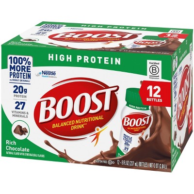 Boost High Protein Nutritional Shake - Chocolate - 12pk