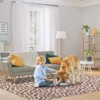 Leopard Rug - Washable Animal Print, Living Room Large Carpet, Soft Non-Slip, Non-Shedding Brown Carpet, Suitable for Office Dormitory Bedroom - 3 of 4