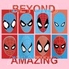 Girl's Spider-Man: Beyond Amazing Mask Squares T-Shirt - 2 of 4